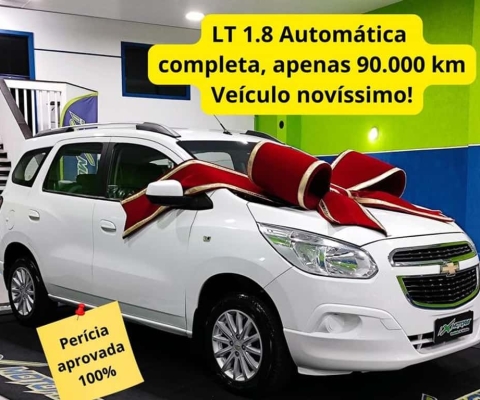 Spin 1.8 LT 2014 automática, completa, novíssima, com manual e chave cópia!