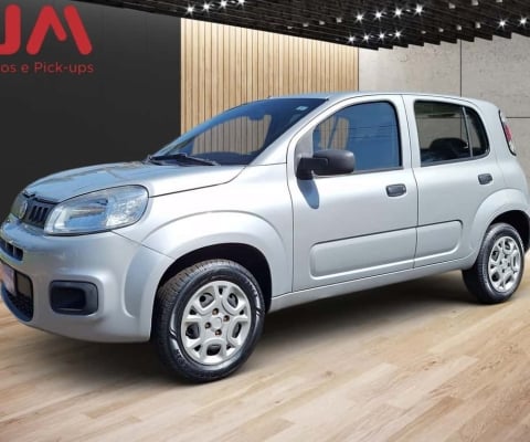 Fiat Uno ATTRACTIVE 1.0 Fire Flex 8V 5p  - Prata - 2015/2016