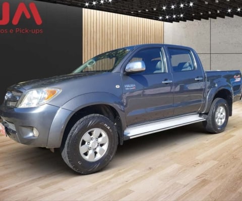 Toyota Hilux CD SRV D4-D 4x4 3.0  TDI Dies  - Cinza - 2007/2008