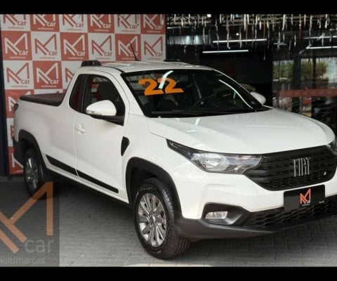 Fiat Strada Freedom 1.3 Flex 8V  CS Plus  - Branca - 2021/2022