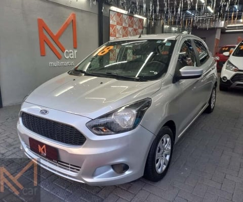 Ford KA 1.0 SE/SE Plus TiVCT Flex 5p  - Prata - 2017/2018