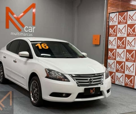 Nissan Sentra SV 2.0 FlexStart 16V Aut.  - Branca - 2015/2016