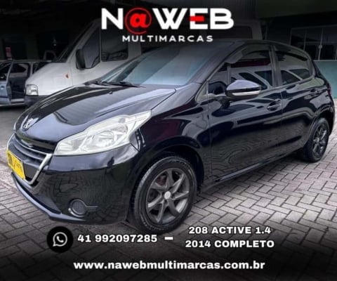 PEUGEOT 208 1.5 ACTIVE 8V FLEX 4P MANUAL 2014