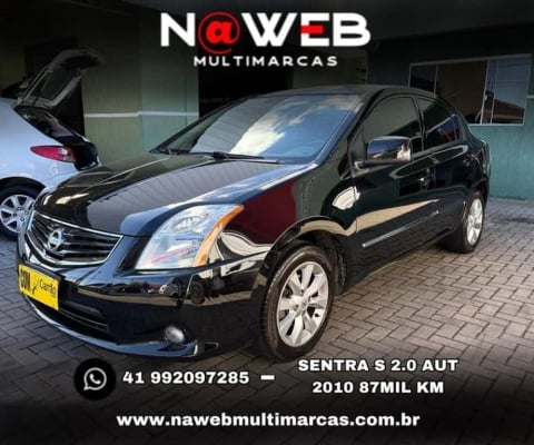 NISSAN SENTRA 2.0 S 16V FLEX 4P AUTOMATICO 2010