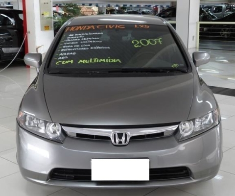 civic lxs 2007 cinza