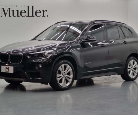 BMW X1 SDRIVE20I 2.0 TURBO ACTIVEFLEX 4P AUTOMÁTICO - 2017 - PRETO