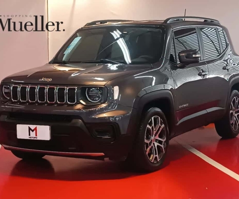 JEEP RENEGADE LONGITUDE T270 1.3 TB 4x2 FLEX AUTOMÁTICO - 2024 - CINZA