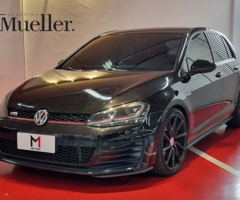 VOLKSWAGEN GOLF GTI 2.0 TSI TURBO GASOLINA - AUTOMÁTICO - 2015 - PRETO