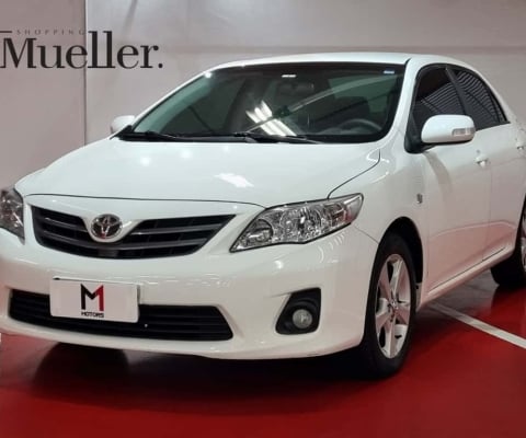 TOYOTA COROLLA 2.0 XEI 16V FLEX 4P AUTOMÁTICO - 2013 - BRANCO