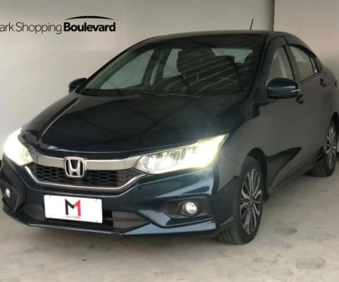 HONDA CITY EXL 1.5 FLEX CVT - 2018 - AZUL