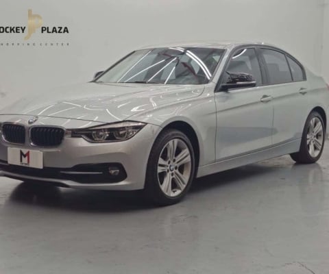 BMW 320i ACTIVE 2.0 TURBO FLEX  AUTOMÁTICO - 2017 - PRATA