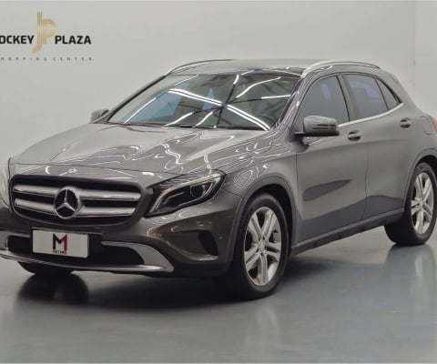 MERCEDES-BENZ GLA 200 VISION 1.6 CGI TURBO GASOLINA AUTOMATIZADO - 2015 - CINZA