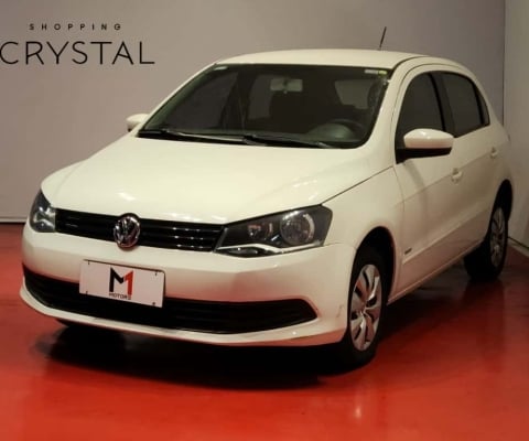 VOLKSWAGEN GOL 1.0 FLEX 4P MANUAL - 2014 - BRANCO