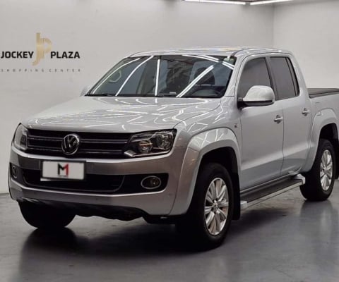 VOLKSWAGEN AMAROK HIGHLINE CD 2.0 4X4 TURBO INTERCOOLER DIESEL AUTOMÁTICO - 2013 - PRATA