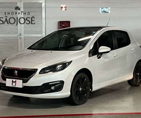 PEUGEOT 308 ALLURE 2.0 FLEX AUTOMÁTICO - 2016 - BRANCO PÉROLA