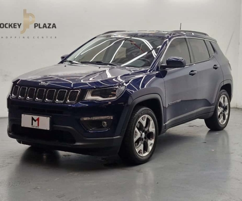 JEEP COMPASS LONGITUDE 2.0 FLEX AUTOMÁTICO - 2019 - AZUL