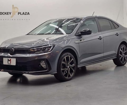 VOLKSWAGEN VIRTUS EXCLUSIVE 1.4 250 TSI AUTOMÁTICO - 2023 - CINZA