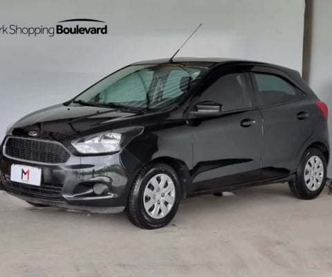 FORD KA HATCH SE 1.0 FLEX MANUAL - 2018 - PRETO