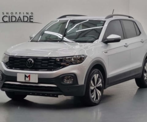 VOLKSWAGEN T-CROSS COMFORTLINE 1.0 200 TSI FLEX AUTOMÁTICO - 2022 - PRATA