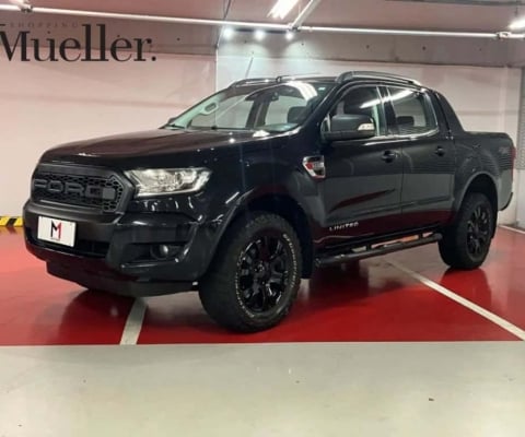 FORD RANGER LIMITED CD 3.2 4X4 DIESEL AUTOMÁTICO - 2019 - PRETO