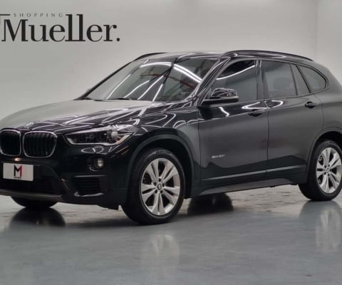 BMW X1 SDRIVE 20I ACTIVE 2.0 TURBO FLEX AUTOMÁTICO - 2017 - PRETO