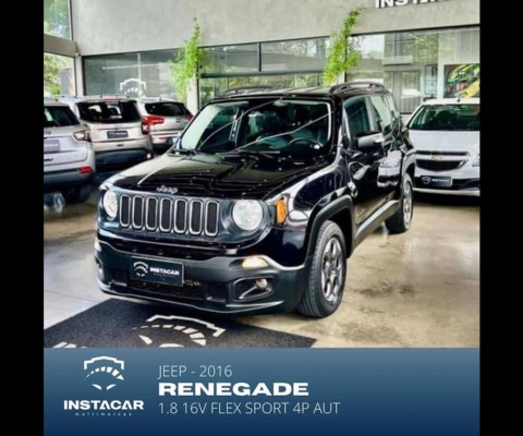 JEEP RENEGADE 1.8 FLEX SPORT AUTOMÁTICO 2016