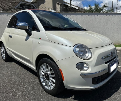 Fiat 500 Cabrio 1.4 Flex Aut Ano 2014 - Com manual e chave cópia, todo original