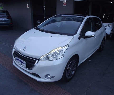 Peugeot 208 Griffe 1.6 Flex + Teto Panorâmico 2015/2016 Branco