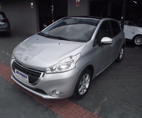 Peugeot 208 Allure 1.5 Flex + Teto Panorâmico 2015/2015 Prata