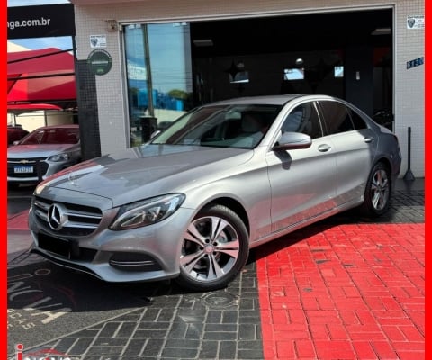 MERCEDES C-180 CGI EXCLUSIVE 1.6 AUT. FLEX TB 2015 COMPLETA FINANCIA 100%