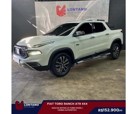 Fiat Toro 2023 2.0 16v turbo diesel ranch 4wd at9