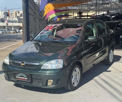 Chevrolet Corsa Sedan Corsa Sed. Premium 1.4 8V ECONOFLEX 4p  - Verde - 2010/2011