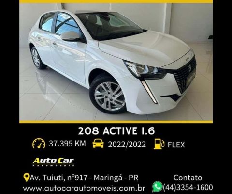 PEUGEOT 208 ACTIVE 1.6 FLEX 16V 5P AUT. 2022