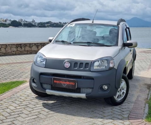 Fiat Uno WAY 1.4 - Bege - 2013/2014