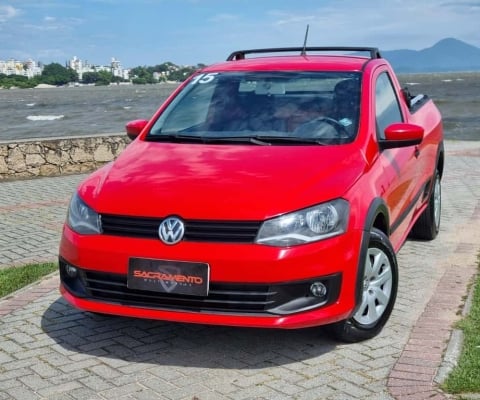 Volkswagen Saveiro 1.6 CS TrendLine - Vermelha - 2014/2015