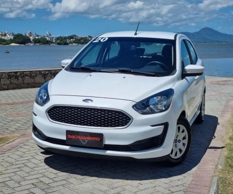 Ford KA 1.0 SE/SE Plus TiVCT Flex 5p  - Branca - 2019/2020