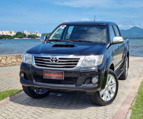 Toyota Hilux CD SRV D4-D 4x4 3.0 TDI Diesel Aut  - Preta - 2012/2012