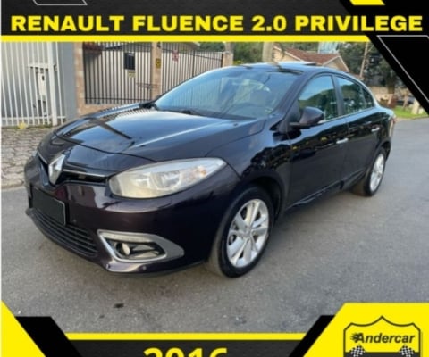 Renault Fluence 2.0 16V Privilege X-Tronic (Flex) 2016