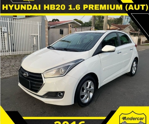 Hyundai HB20 1.6 Premium (Aut) 2016