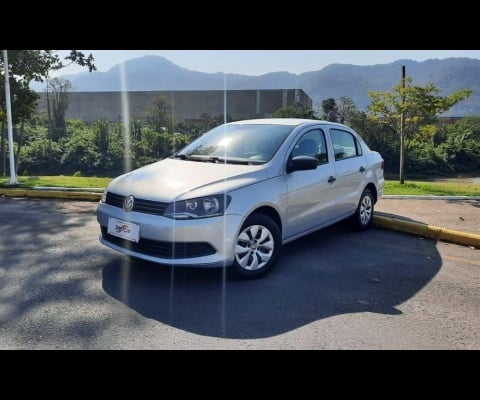 Volkswagen Voyage  Trendline 1.0 T.Flex 8V 4p  - Prata - 2014/2015