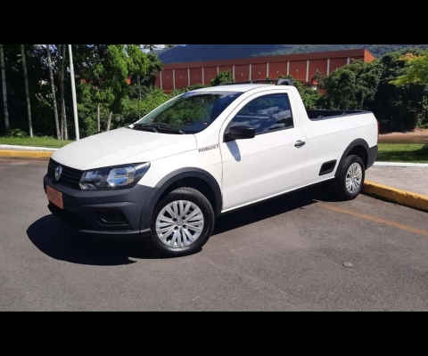 Volkswagen Saveiro Robust 1.6 Total Flex 8V - Branca - 2019/2020