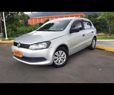 Volkswagen Gol Trendline 1.0 T.Flex 8V 5p - Prata - 2014/2015