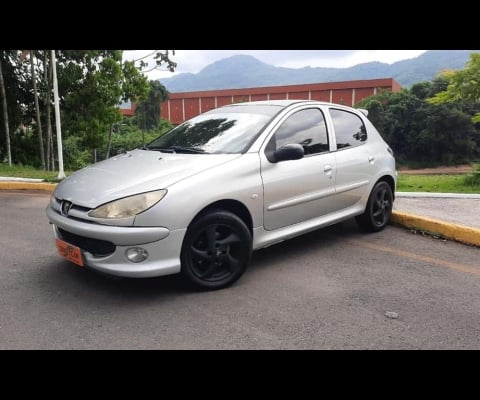 Peugeot 206 Techno/ Feline 1.6/ 1.6 Flex 16V 5p  - Prata - 2007/2008