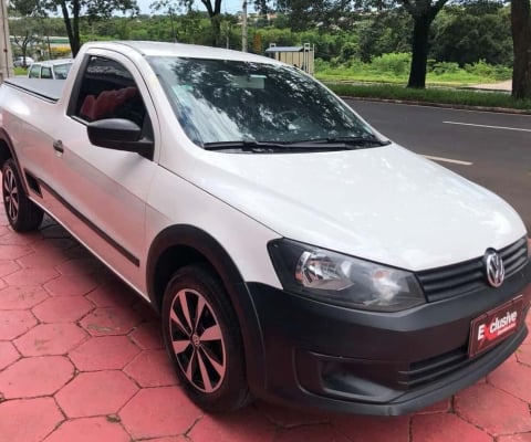 Volkswagen Saveiro 1.6 Mi/ 1.6 Mi Total Flex 8V  - Branca - 2013/2014