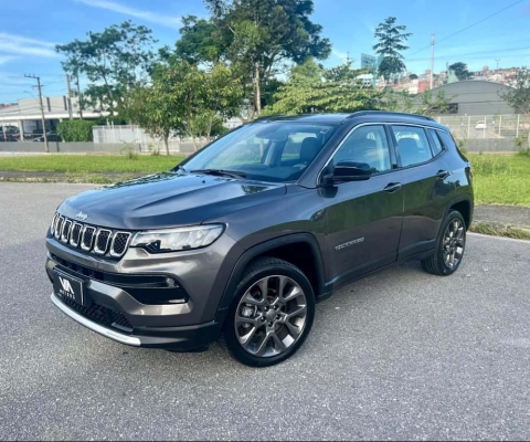 Jeep Compass LONG. T270 1.3 TB 4x2 Flex Aut.  - Cinza - 2022/2022