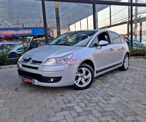 Citroën C4 GLX 1.6 Flex 16V 5p Mec.  - Prata - 2013/2014