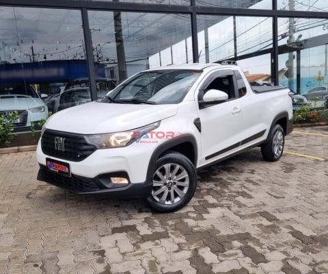 Fiat Strada Freedom 1.3 Flex 8V  CS Plus  - Branca - 2020/2021