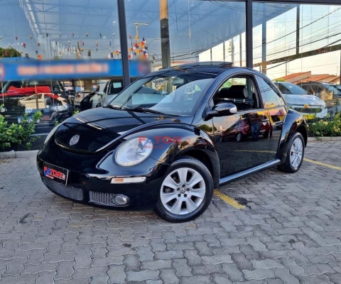 Volkswagen New Beetle 2.0 Mi Mec./Aut.  - Preta - 2008/2009