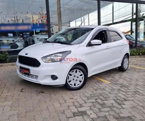 Ford KA 1.5 SE/SE PLUS 16V Flex 5p  - Branca - 2017/2018