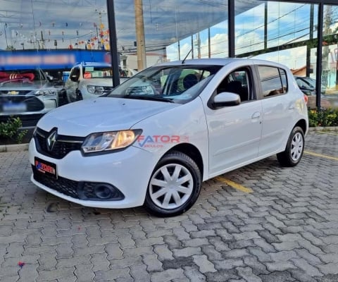 Renault Sandero Expression Hi-Flex 1.6 8V 5p  - Branca - 2016/2017